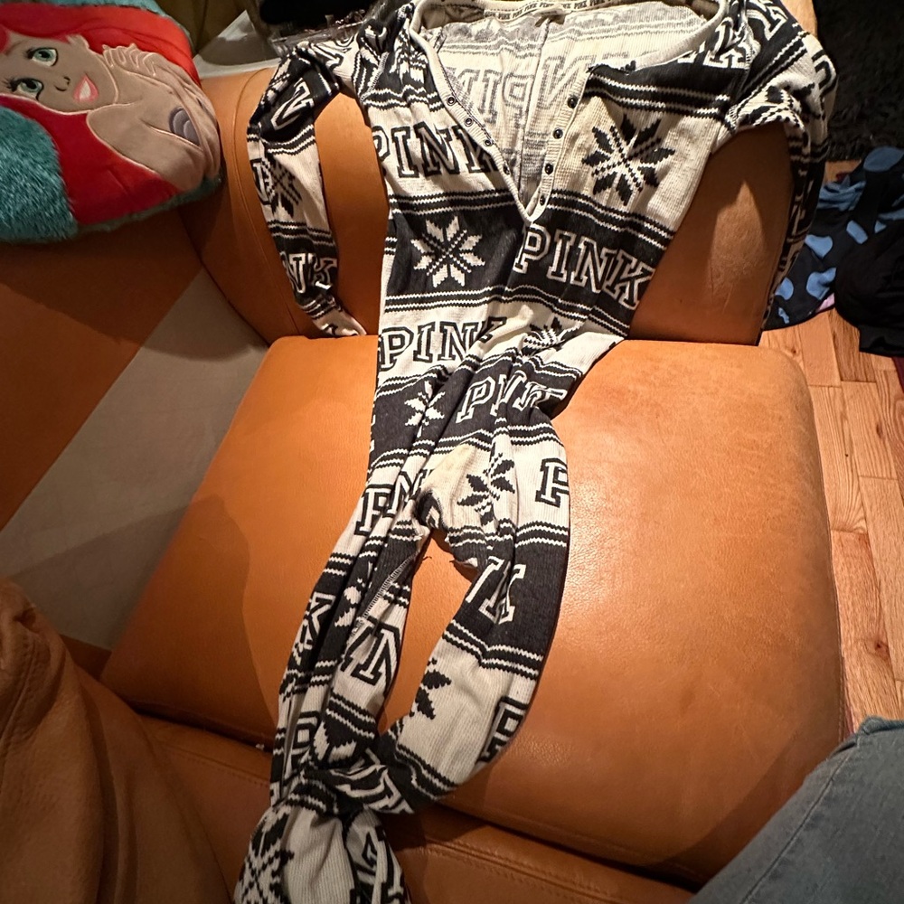 Pink black and White Patterned Onesie